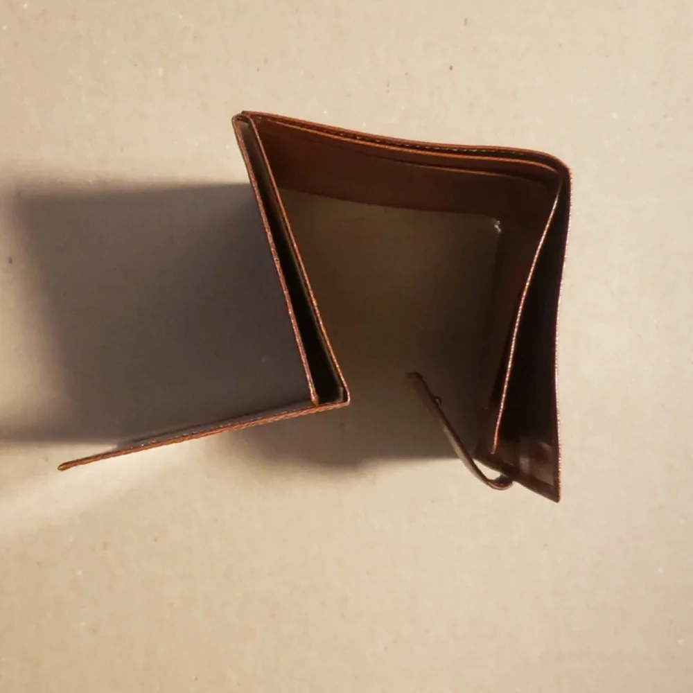 Vintage 80s Authentic French Leather Wallet Brand New Never Used